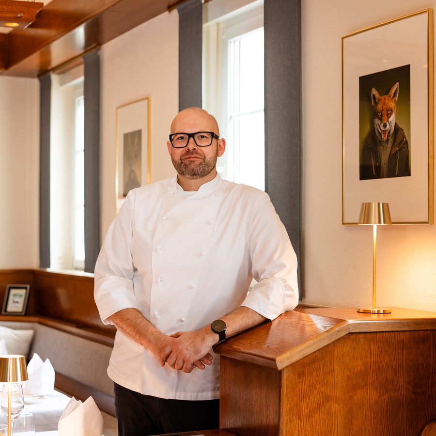 Küchenchef Jens Franke im Restaurant